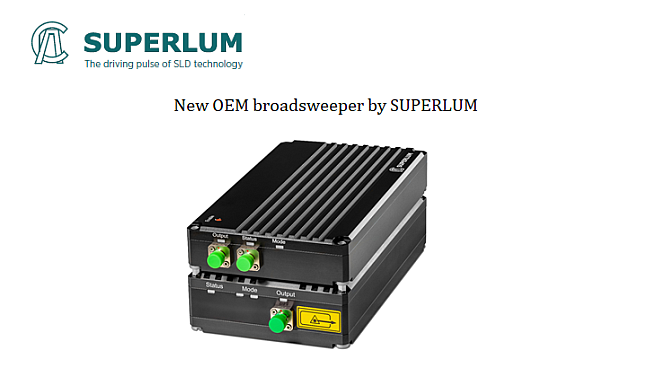 Superlum's New Modular Broadsweeper at Photonics West 2019