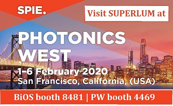SUPERLUM at SPIE Photonics West 2020