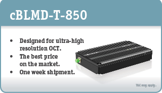 cBLMD-series Compact Broadband Light Source Modules for OEM Applications